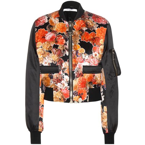 givenchy silk bomber jacket gold lion embroidery|Givenchy Bomber And Track Jackets for Women .